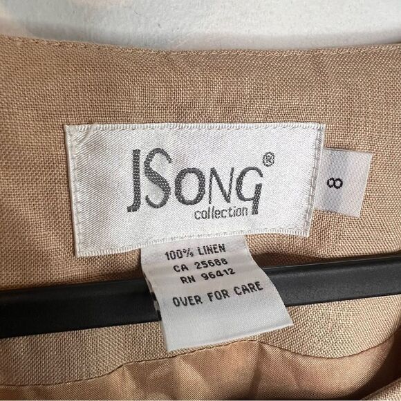 JSong collection linen embroidered new with tags high low - Picture 11 of 14